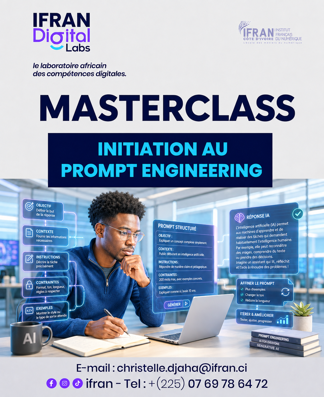 Masterclass au prompt engineering le 12 Septembre 2026